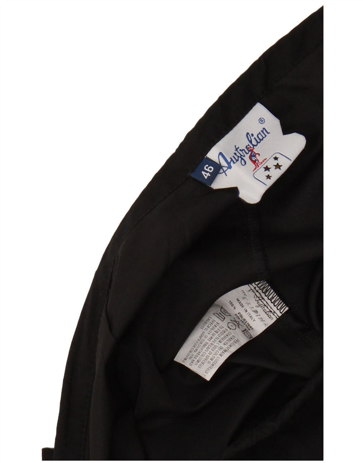 AUSTRALIAN L'ALPINA Pantalon de Survêtement Femme IT 46 Large Noir Polyester