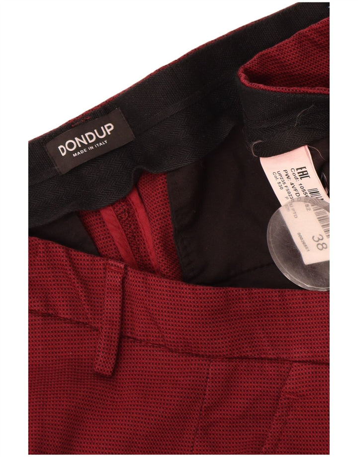 Dondup Pantalon Chino Slim Homme W38 L32 Marron Coton