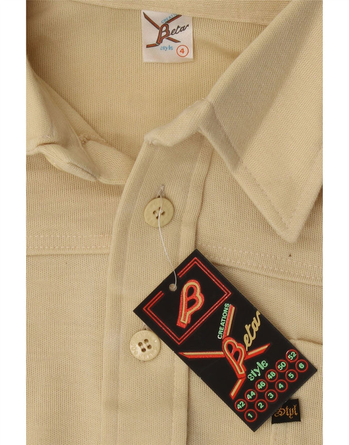 BETA Polo à manches longues pour homme IT 48 Beige moyen