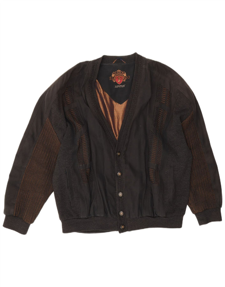 Jupiter Veste Bomber Homme UK 44 2XL Noir Polyester