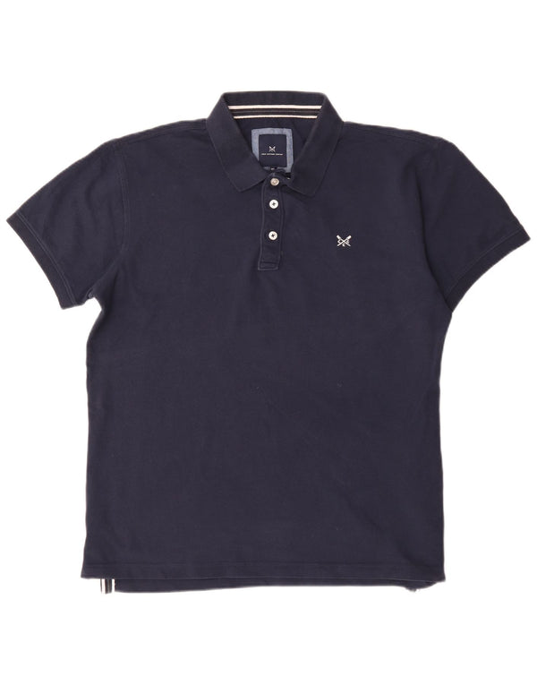 Crew Clothing Polo Homme XL Bleu Marine Coton