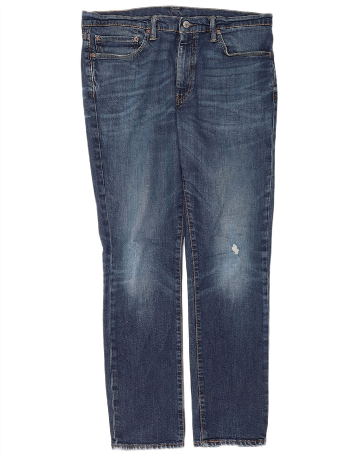 Levi's Jean Slim 511 Vieilli Homme W36 L32 Bleu Coton