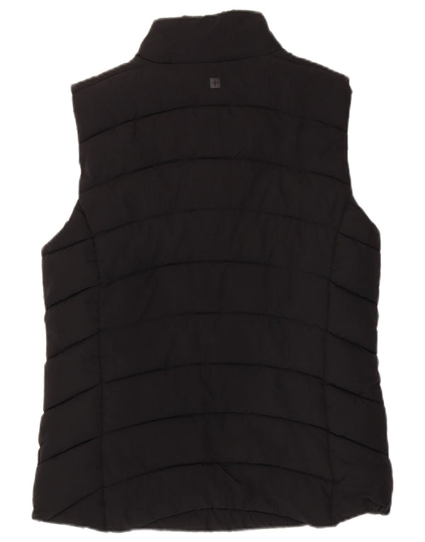 MOUNTAIN WAREHOUSE Womens Padded Gilet UK 12 Medium Black Polyamide