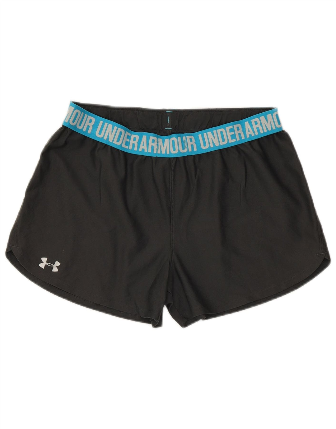 UNDER ARMOUR Short de sport graphique pour femme UK 14 Noir moyen Colourblock