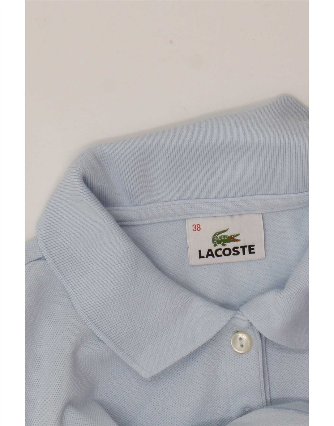 Polo Femme Lacoste Taille 38 Bleu Moyen