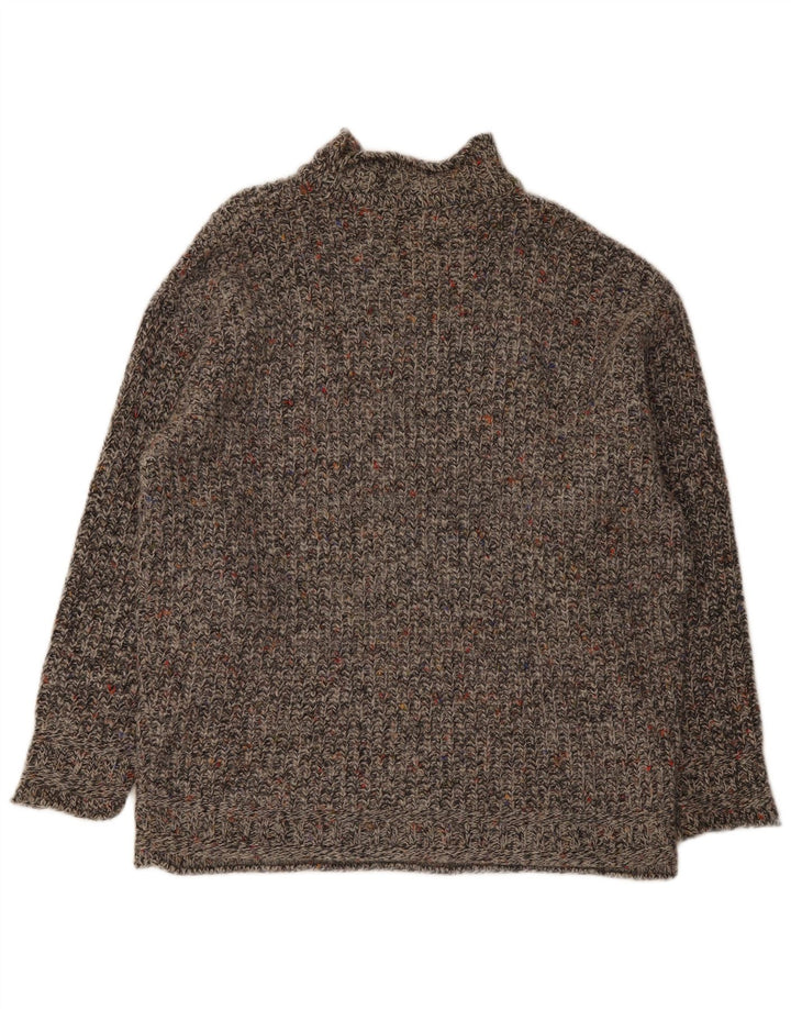 S. Moritz Pull Col Roulé Homme XL Gris Moucheté