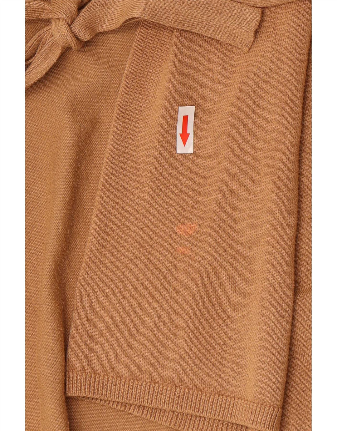 Zara Cardigan Femme Pull UK 12 Viscose Beige Moyen