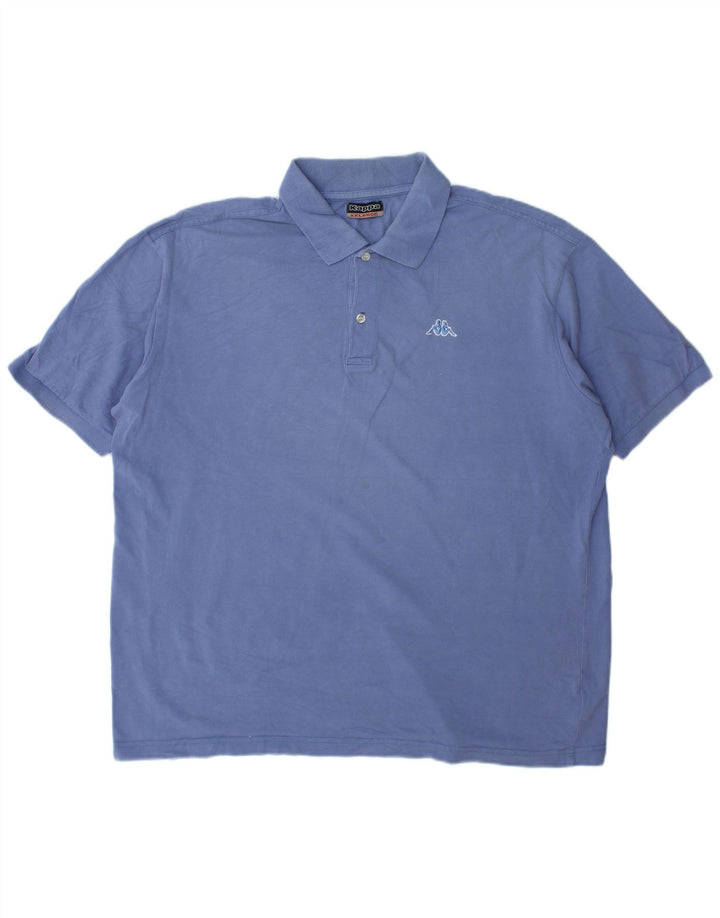 Kappa Polo Homme 2XL Bleu Coton