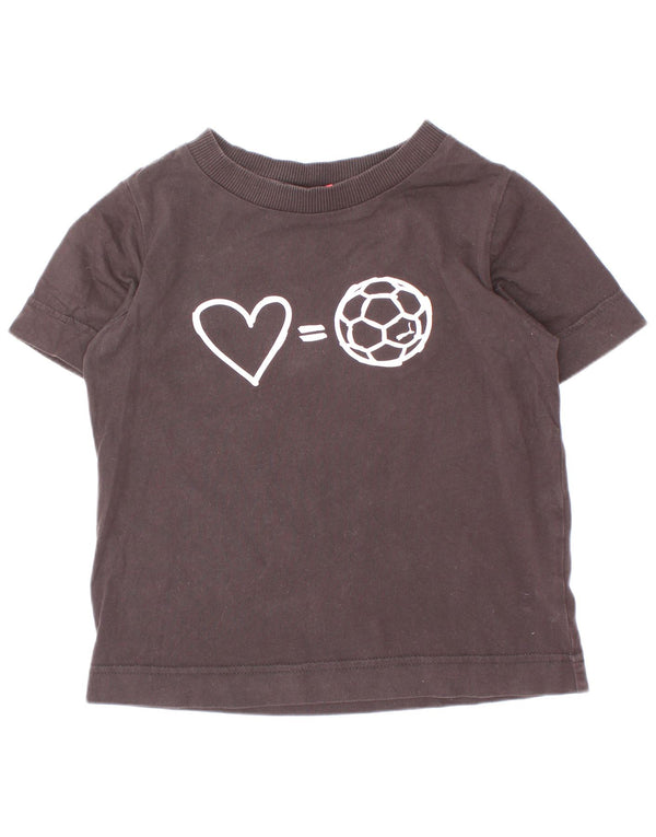 Puma T-Shirt Graphique Fille 5-6 Ans Noir
