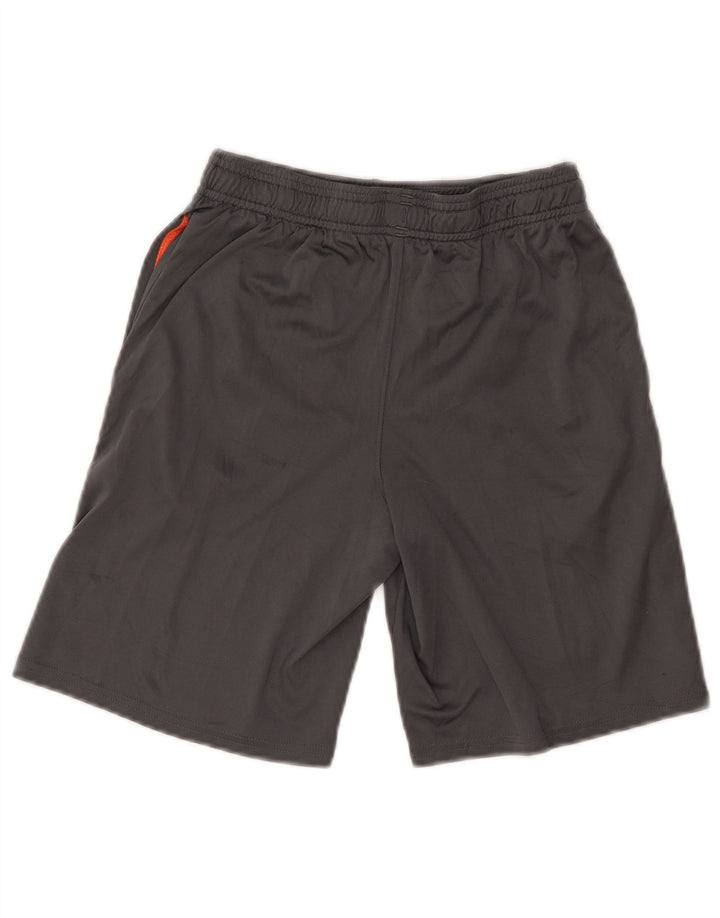 UNDER ARMOUR Short de sport Heat Gear Graphic pour garçon 9-10 ans Gris moyen