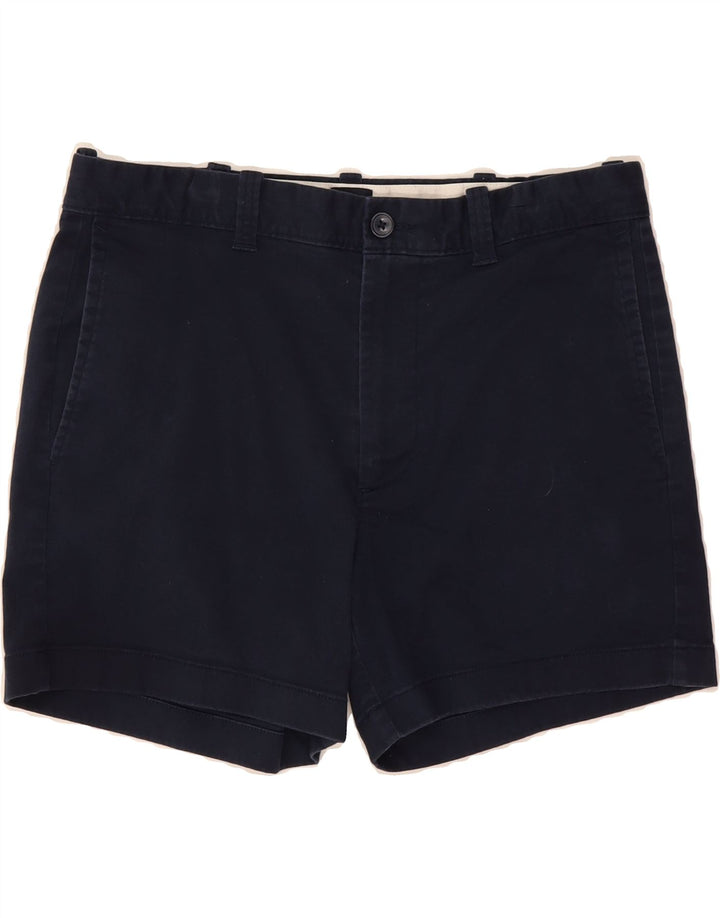 J. CREW Womens Chino Shorts W32 Large Navy Blue Cotton Vintage J. Crew and Second-Hand J. Crew from Messina Hembry 