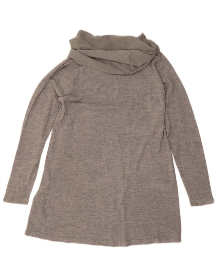 Marks & Spencer Haut à manches longues pour femme UK 44 Acrylique moucheté gris moyen