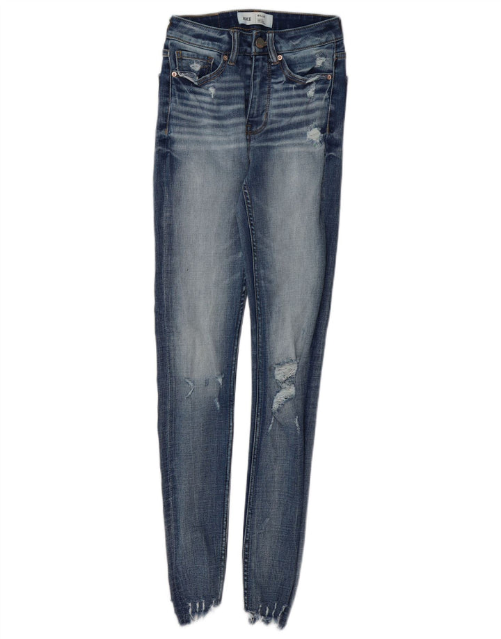 BKE Femmes Billie Distressed Slim Fit Jean Skinny W23 L29 Bleu Coton
