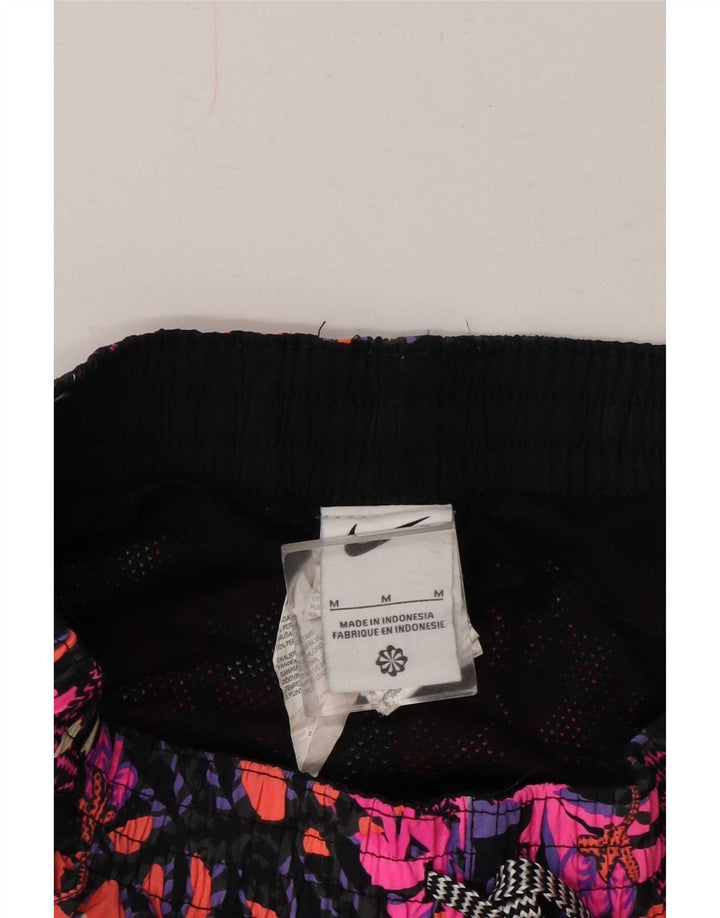 Short de sport Nike en polyamide floral multicolore moyen