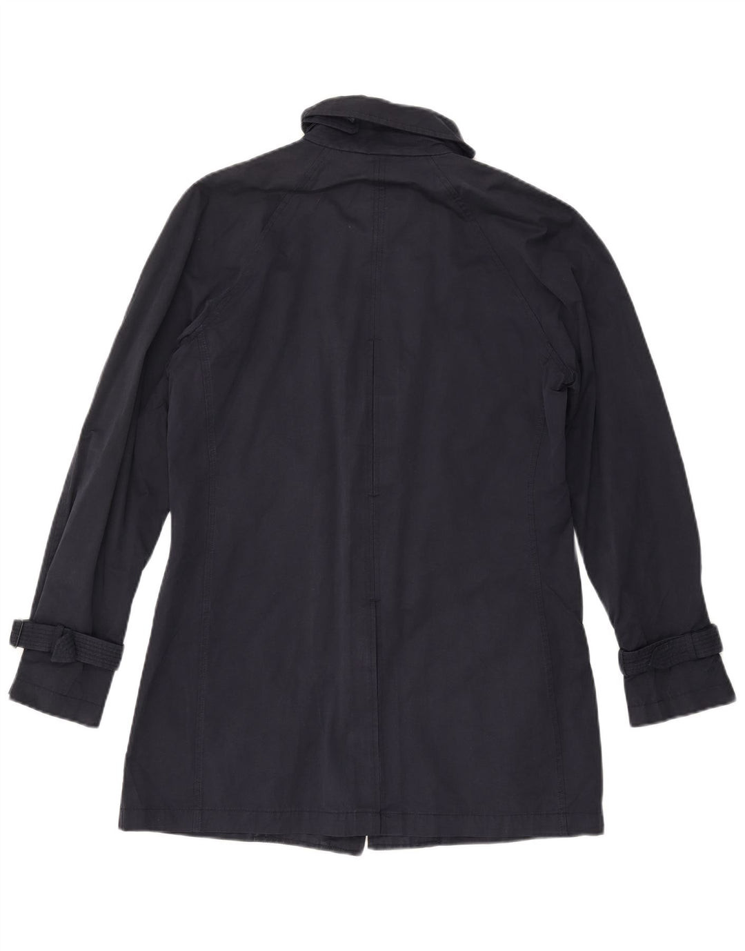 WOOLRICH Trench Homme UK 36 Petit Bleu Marine Coton