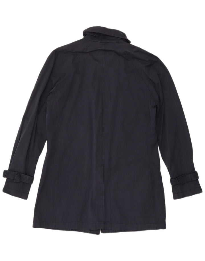 WOOLRICH Trench Homme UK 36 Petit Bleu Marine Coton