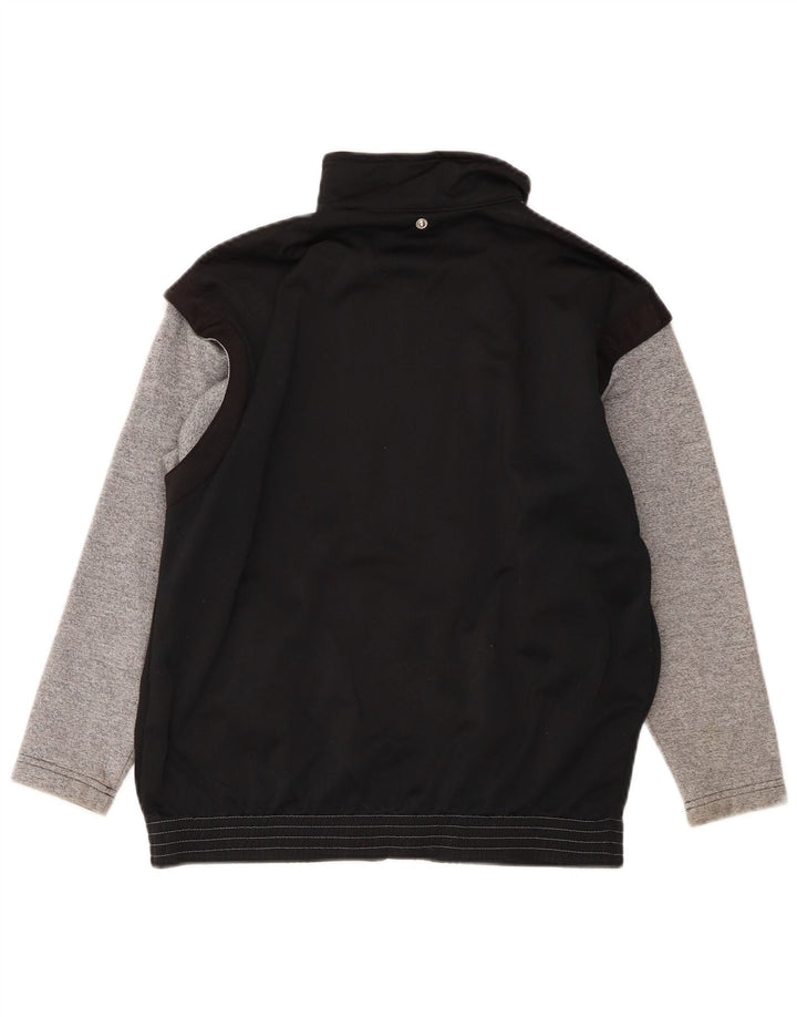 Champion Veste de Survêtement Garçon 13-14 Ans Noir Colorblock Polyester