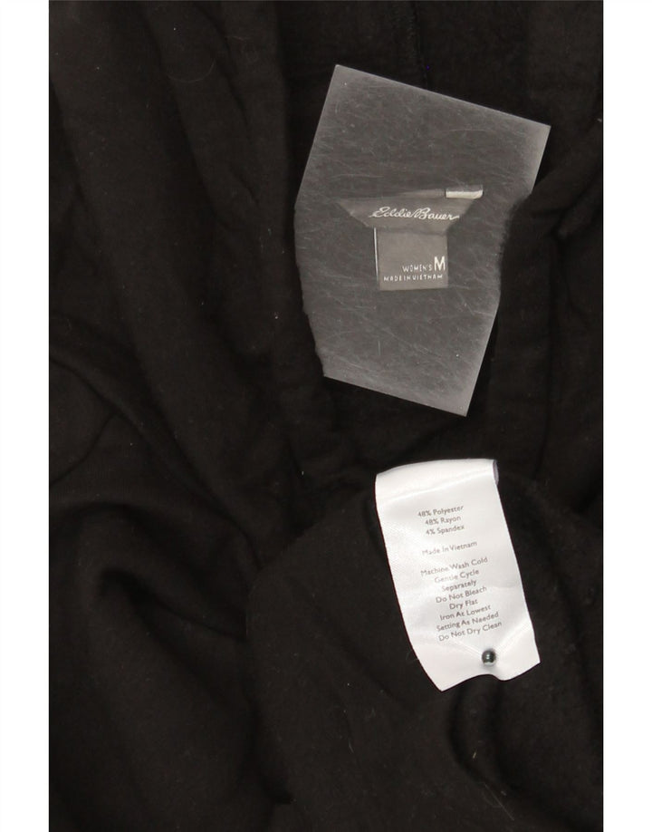 Eddie Bauer Pull à capuche coupe ample pour femme UK 14 Noir moyen Polyester