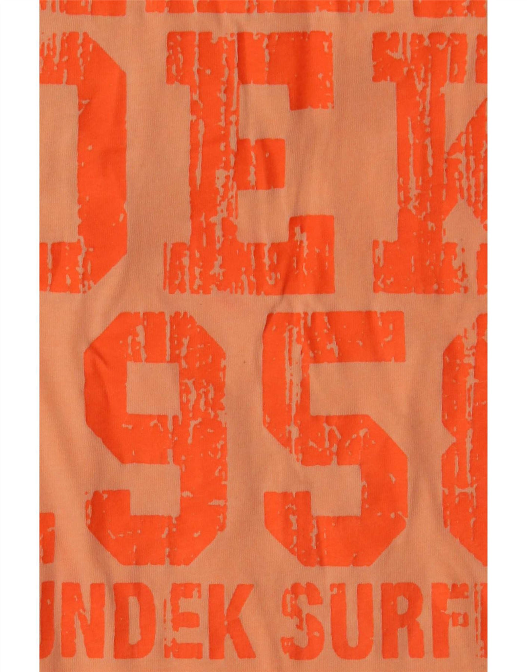 Sundek T-shirt graphique pour hommes, grand coton orange