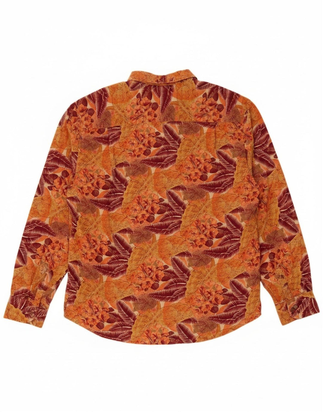 Hunter Chemise Homme Grande Rayonne Florale Orange