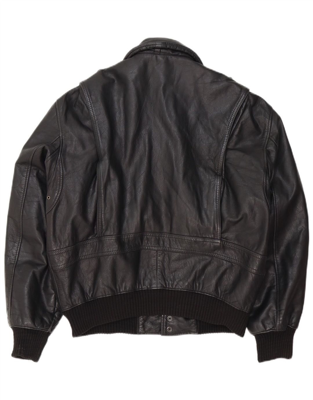 Forester Veste en cuir militaire pour homme IT 50 Large Noir