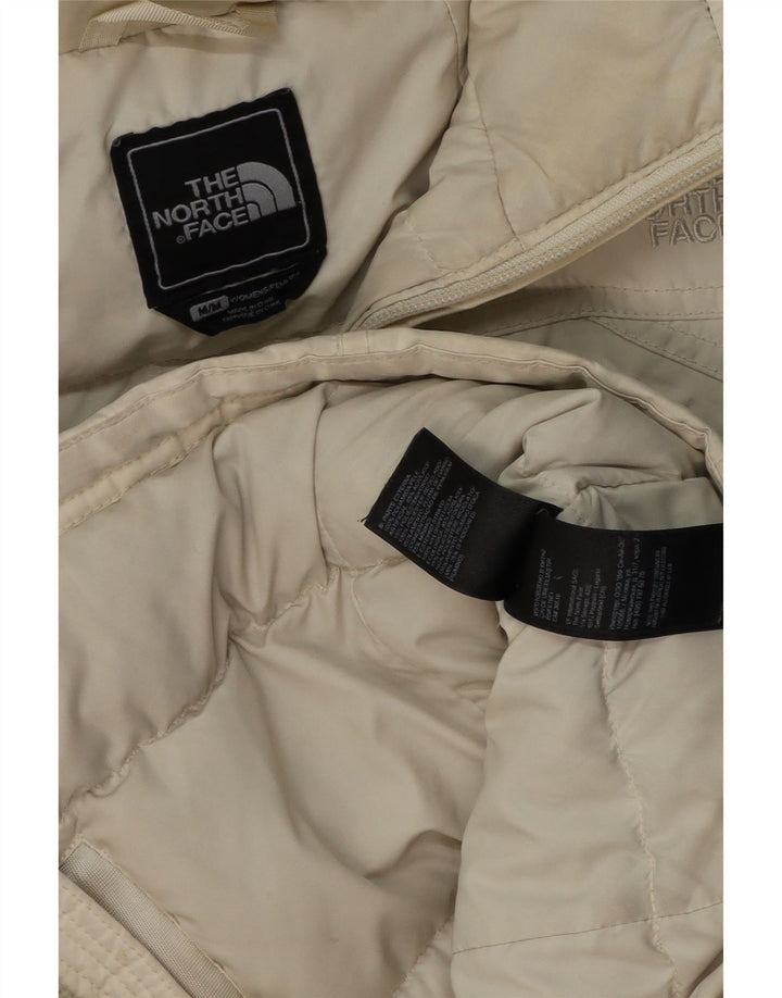 THE NORTH FACE Veste matelassée à capuche pour femme UK 14 Medium Off White