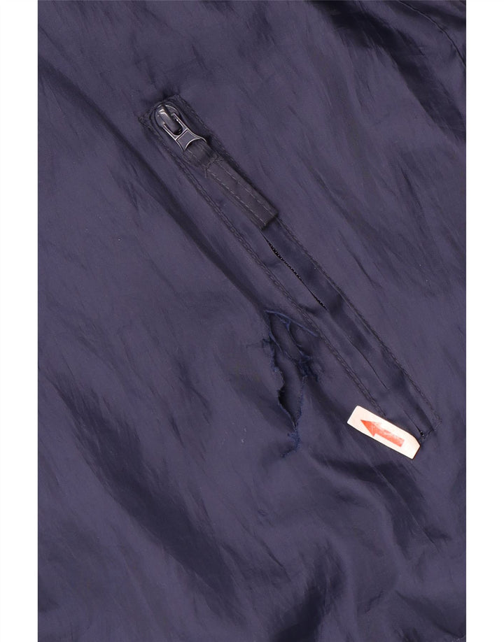 Diadora Veste de pluie coupe ample pour homme UK 38 Bleu marine moyen Polyester