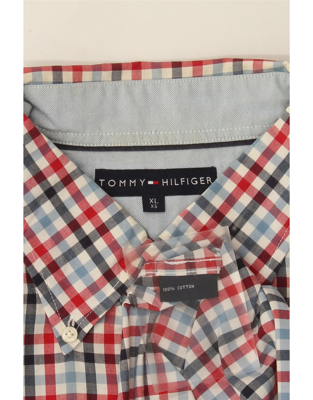 Tommy Hilfiger Chemise Homme XL Multicolore Vichy Coton