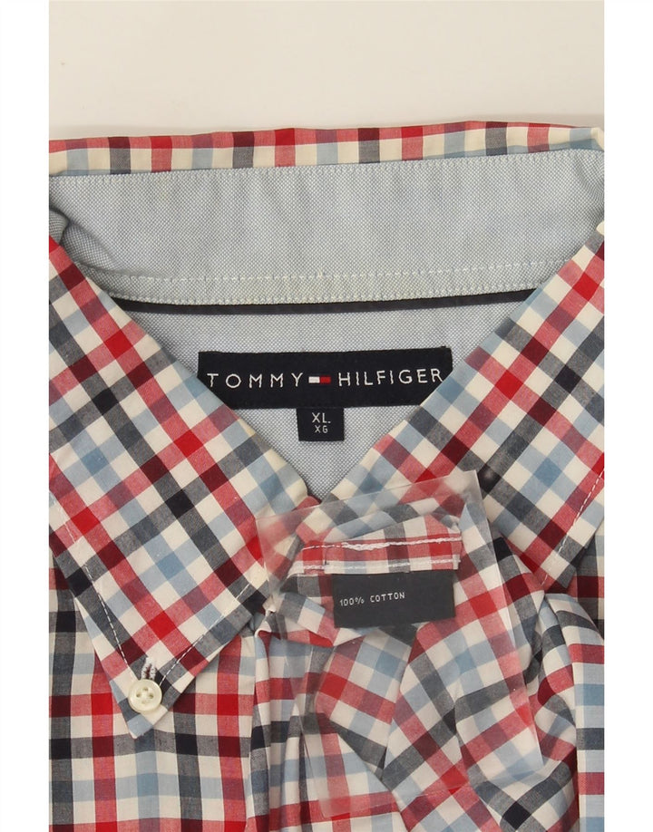 Tommy Hilfiger Chemise Homme XL Multicolore Vichy Coton