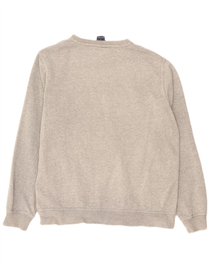 Nike Sweat-shirt pour homme en coton moucheté Gris Taille L