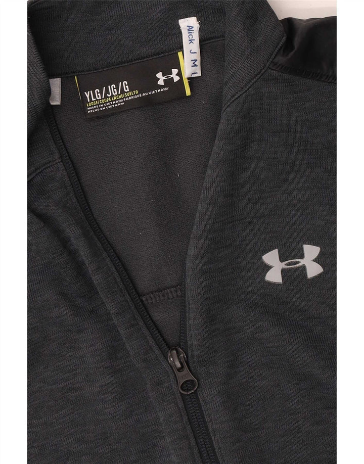 Under Armour Veste de survêtement graphique pour garçon 11-12 ans Gris Taille L
