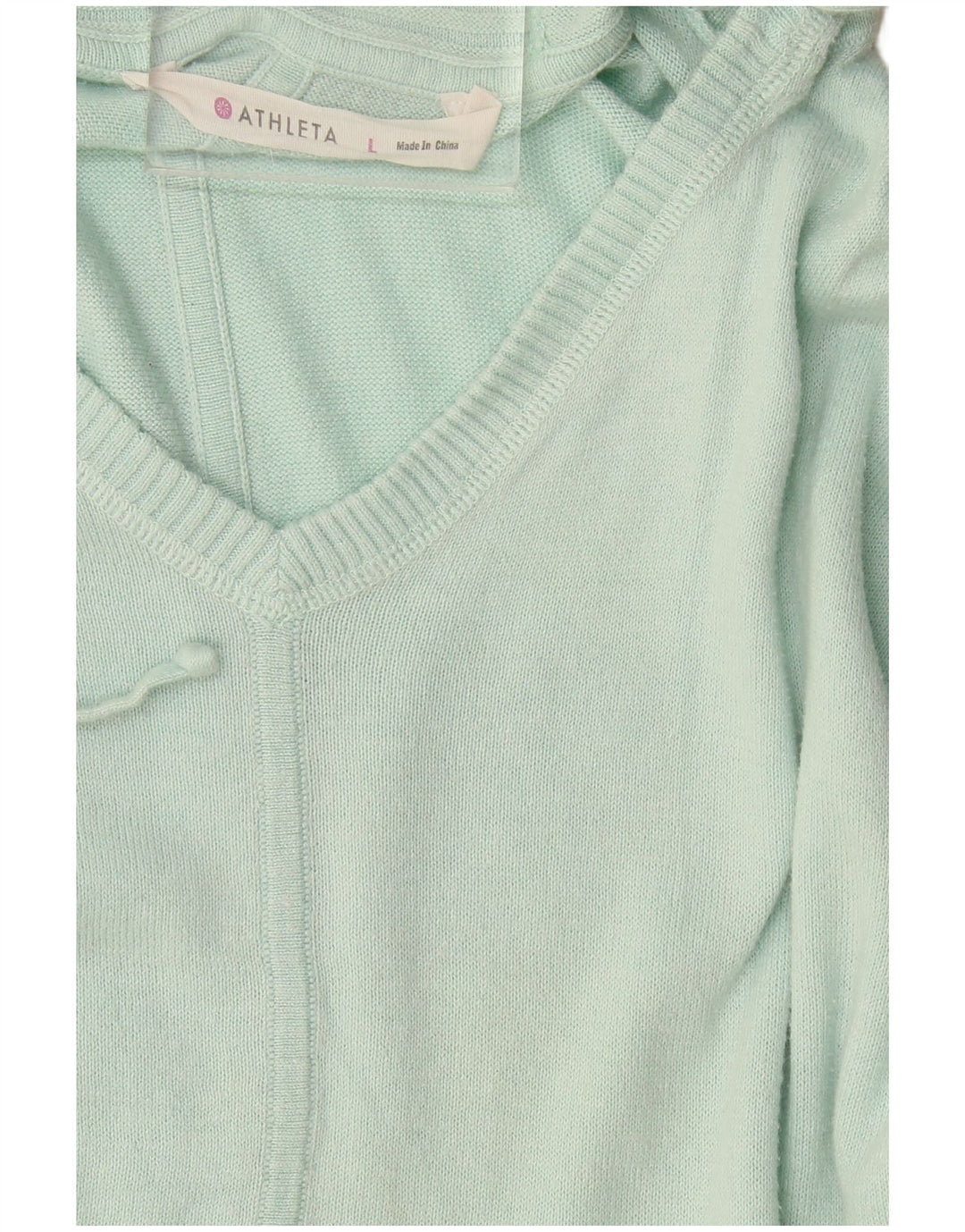 Athleta Pull surdimensionné à capuche pour femme UK 16 Large Turquoise
