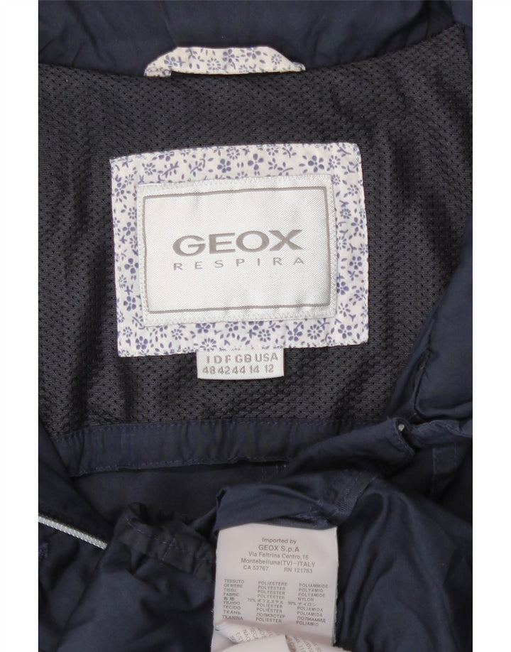 Geox Respira Veste utilitaire pour femme UK 14 Large Bleu Marine Polyester