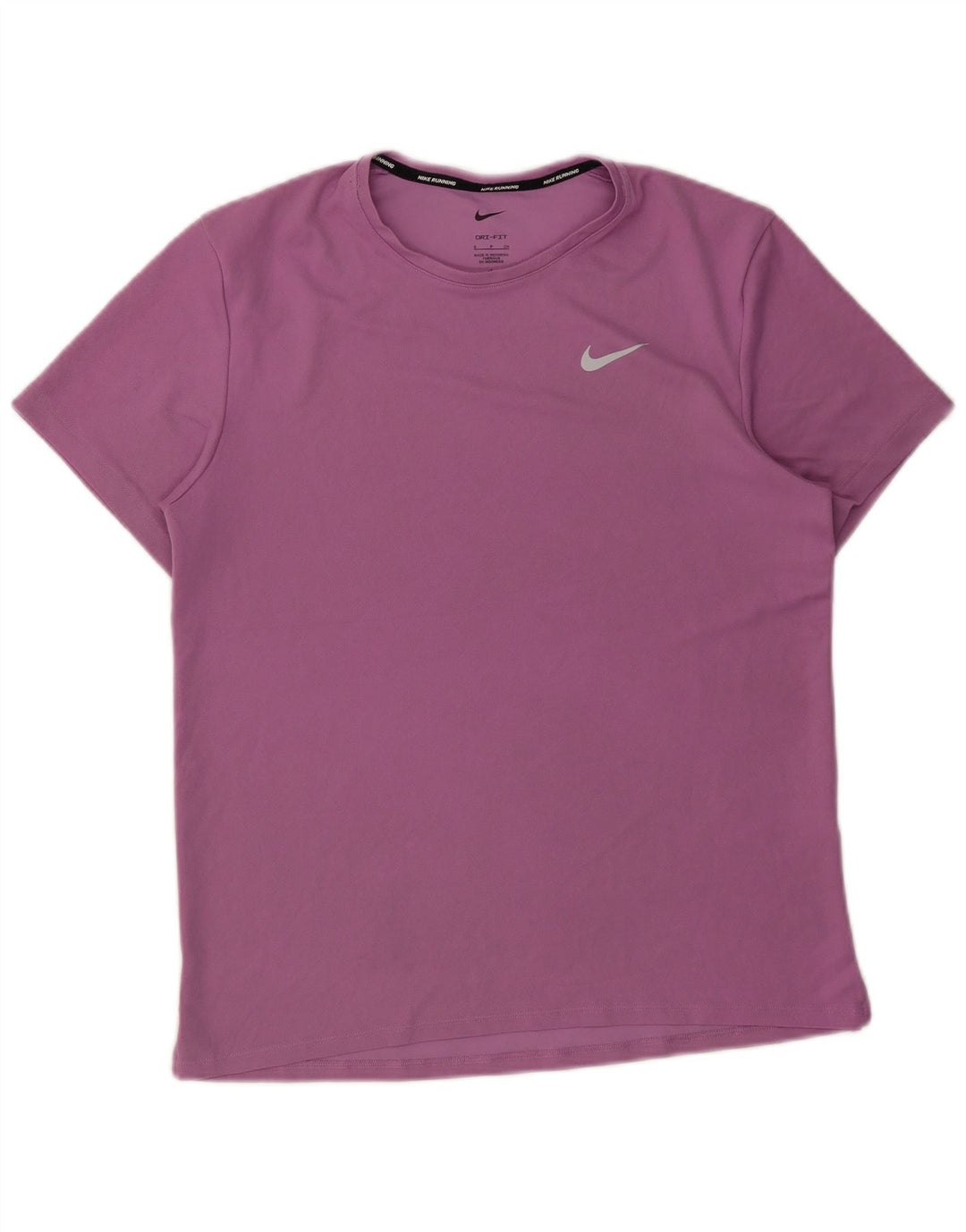 Nike Hommes Dri Fit T-Shirt Haut Petit Violet Polyester