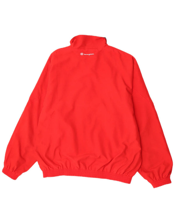 Champion Veste de survêtement pour homme XL Rouge Colourblock Polyester