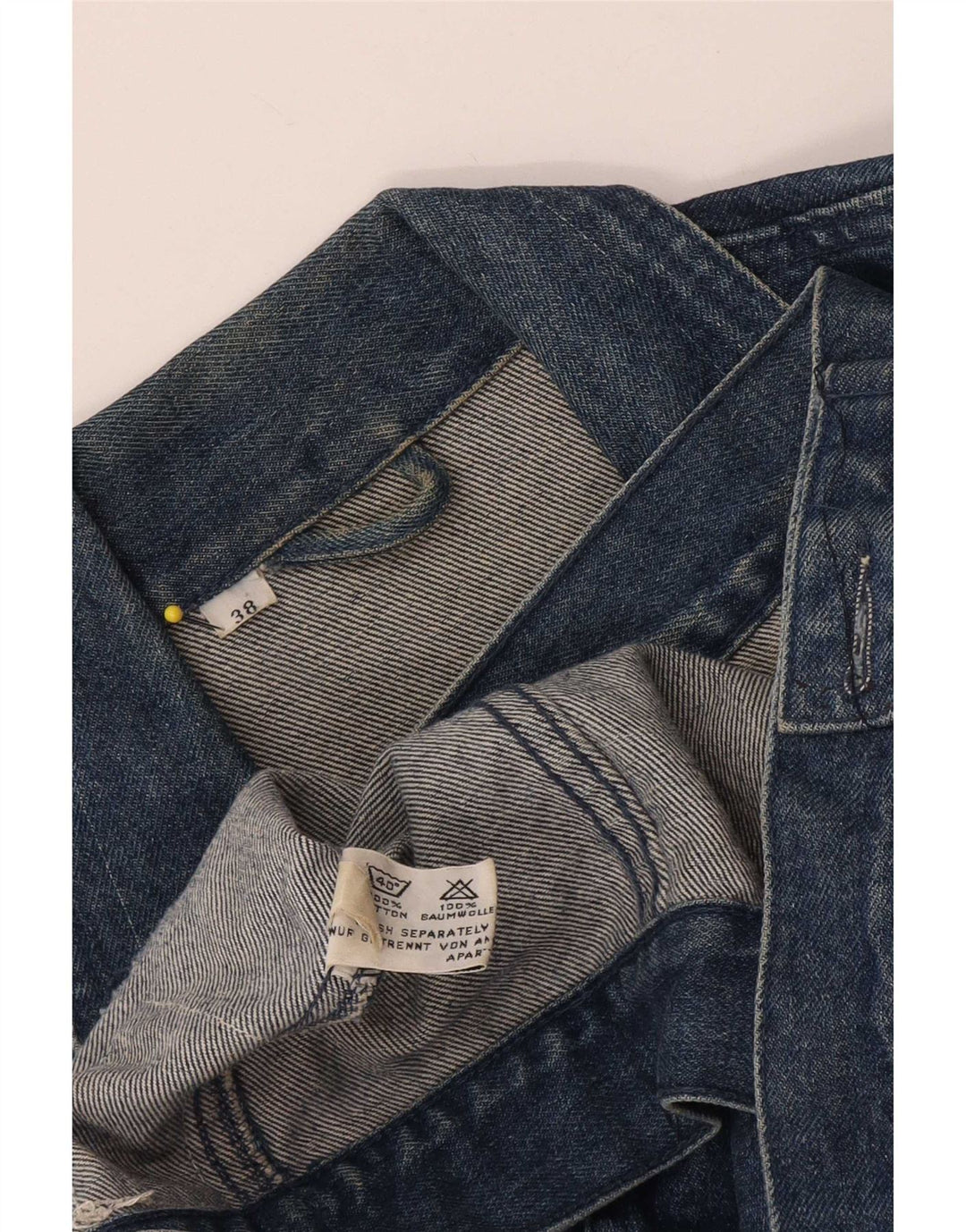 Esprit Veste en jean pour homme UK 38 Bleu moyen Coton