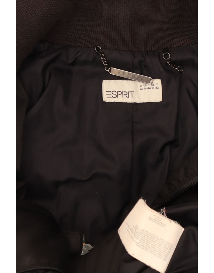 Esprit Manteau rembourré pour femme UK 14 Large Marron Polyester