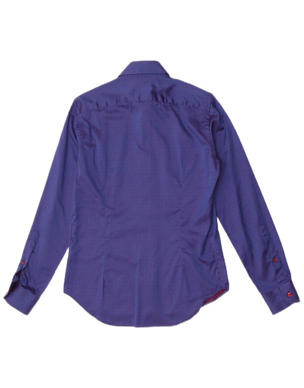Naracamicie Chemise Homme XS Bleu Tacheté Coton