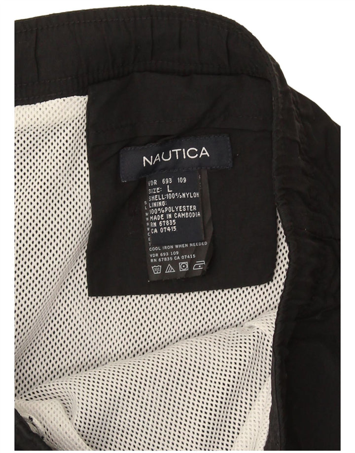 Nautica Short de bain homme grand nylon noir