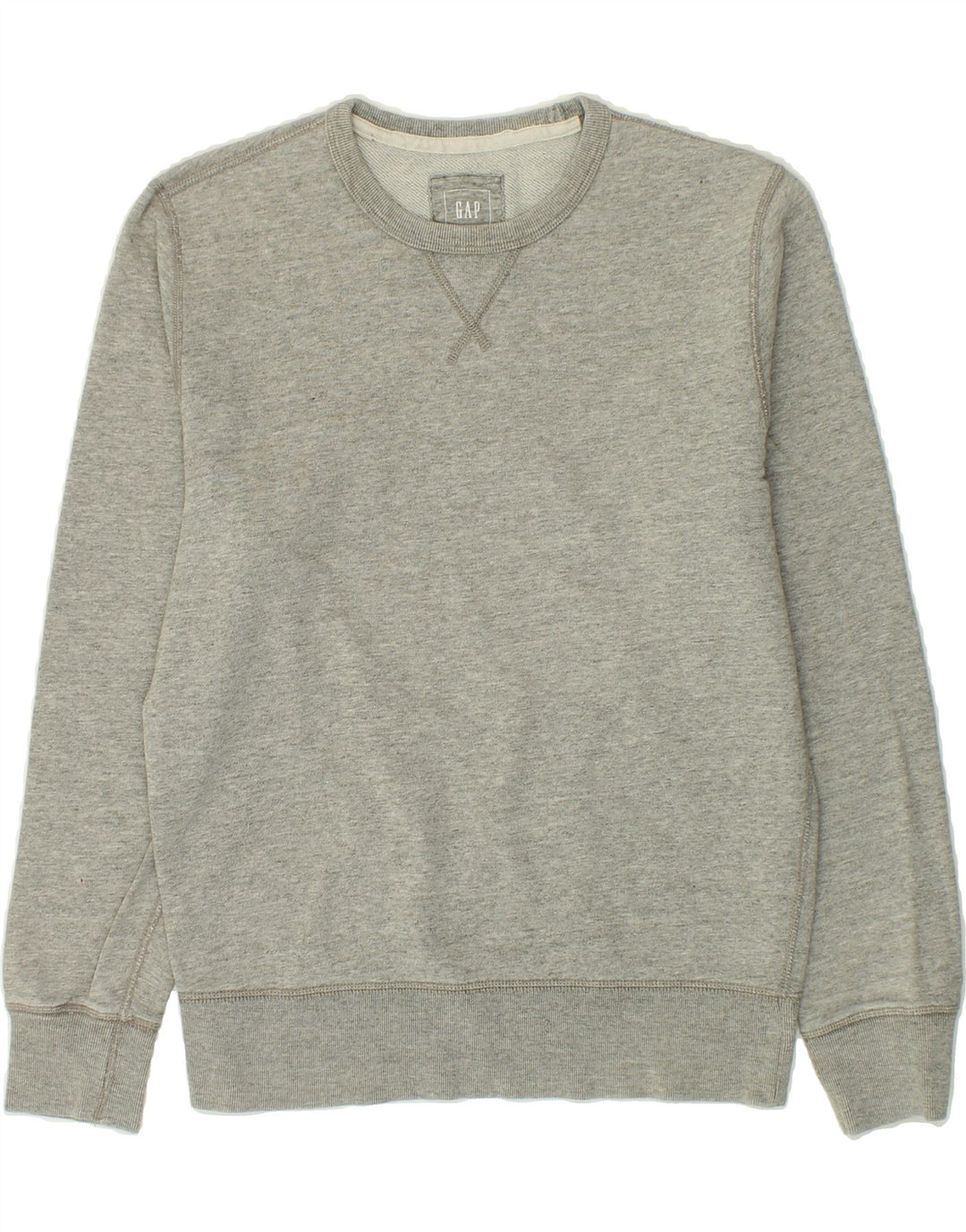 GAP Womens Sweatshirt Jumper UK 10 Small Grey Cotton Vintage Gap and Second-Hand Gap from Messina Hembry 