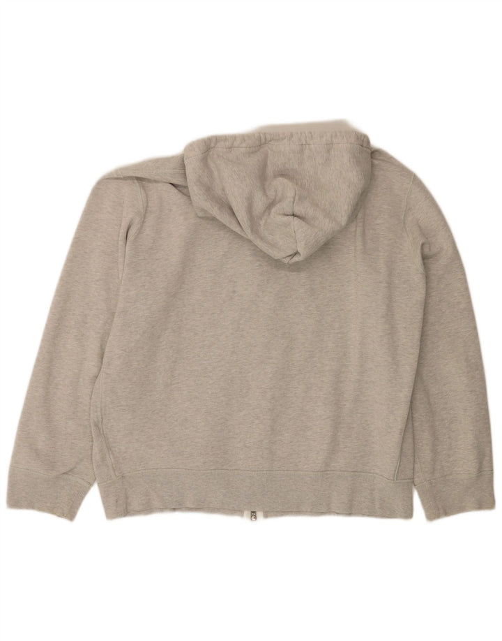 POLO RALPH LAUREN Pull à capuche zippé surdimensionné pour femme UK 20 2XL Gris