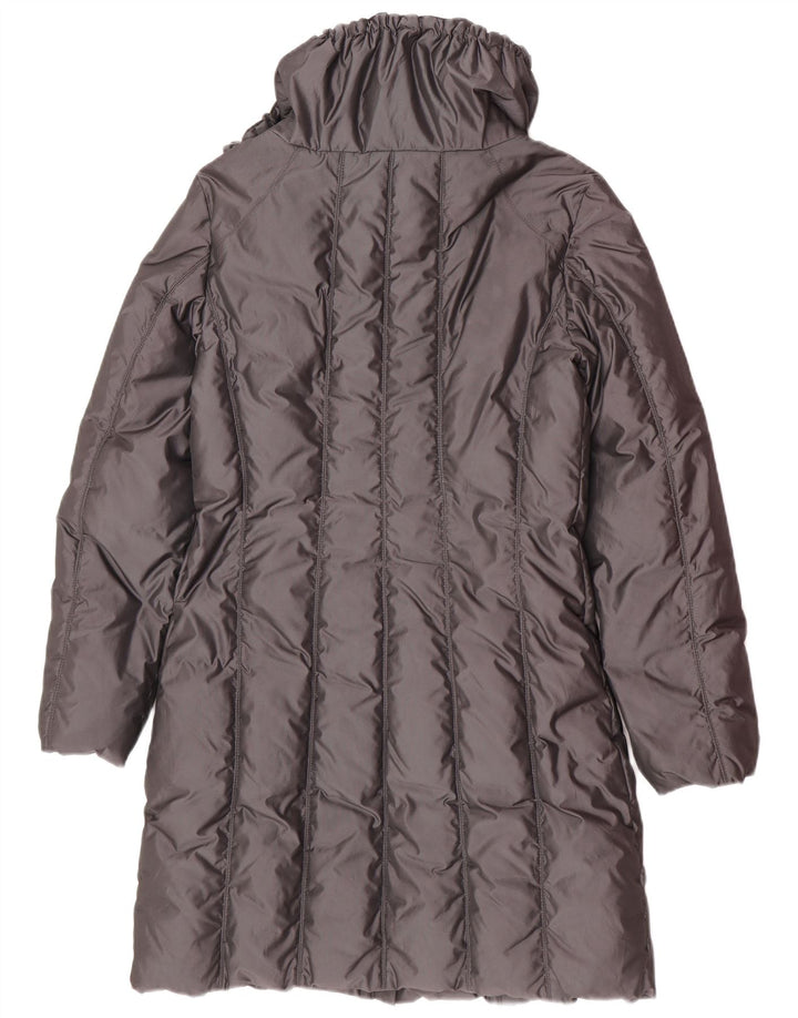 Penny Black Manteau rembourré à capuche pour femme UK 12 Gris moyen