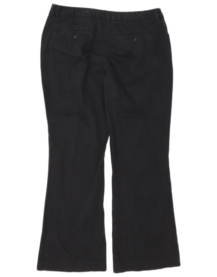 MOSSIMO Pantalon décontracté bootcut pour femme US 16 2XL W38 L32 Coton noir