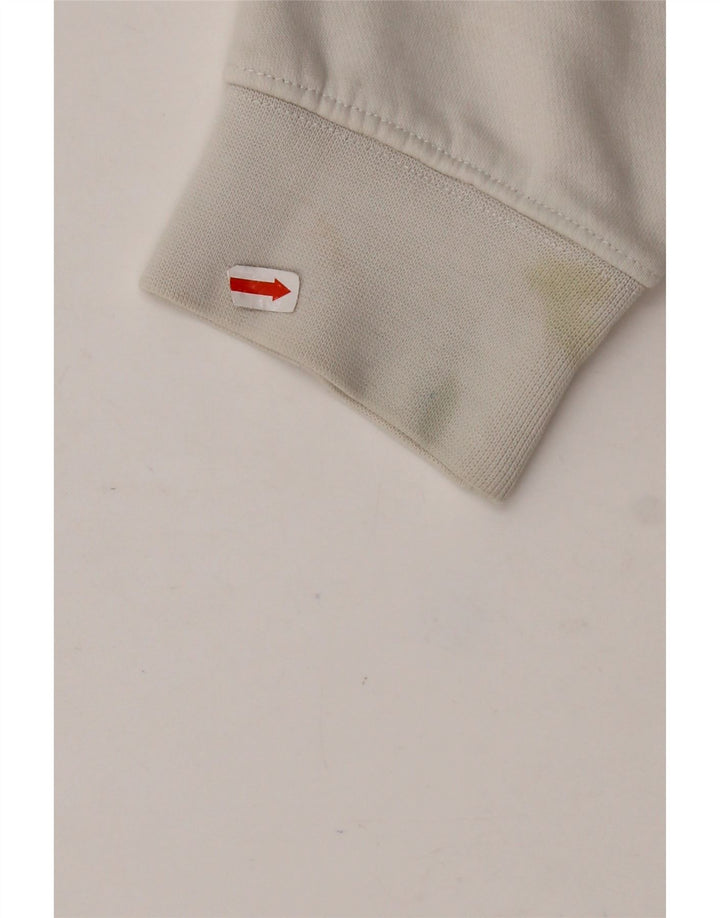 NIKE Sweat-shirt graphique pour homme en coton gris moyen