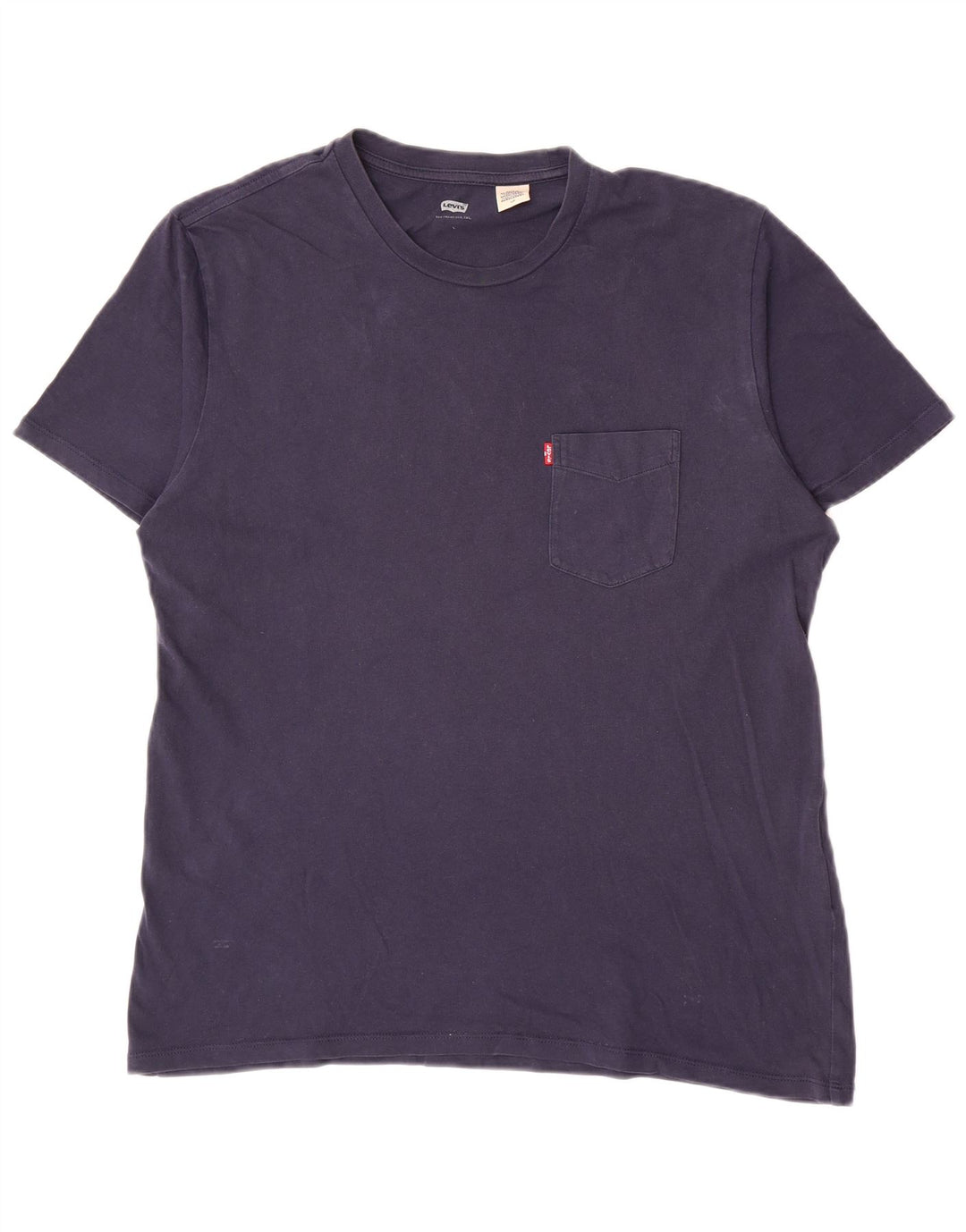 Levi's T-Shirt Homme Bleu Marine Large Coton