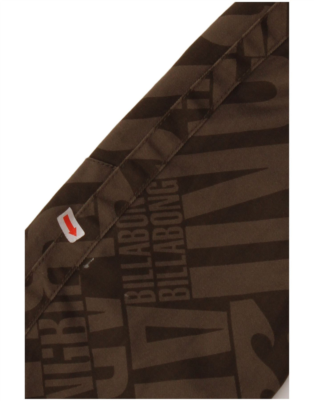 BILLABONG Veste Bomber Graphique Homme UK 36 Petit Marron Polyester