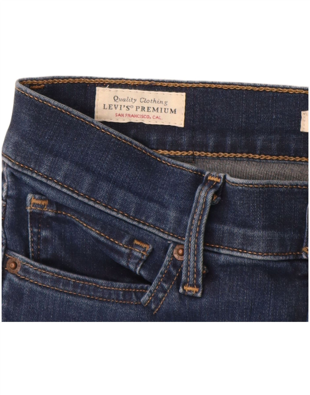 LEVI'S Jean Skinny Femme W27 L30 Bleu Coton