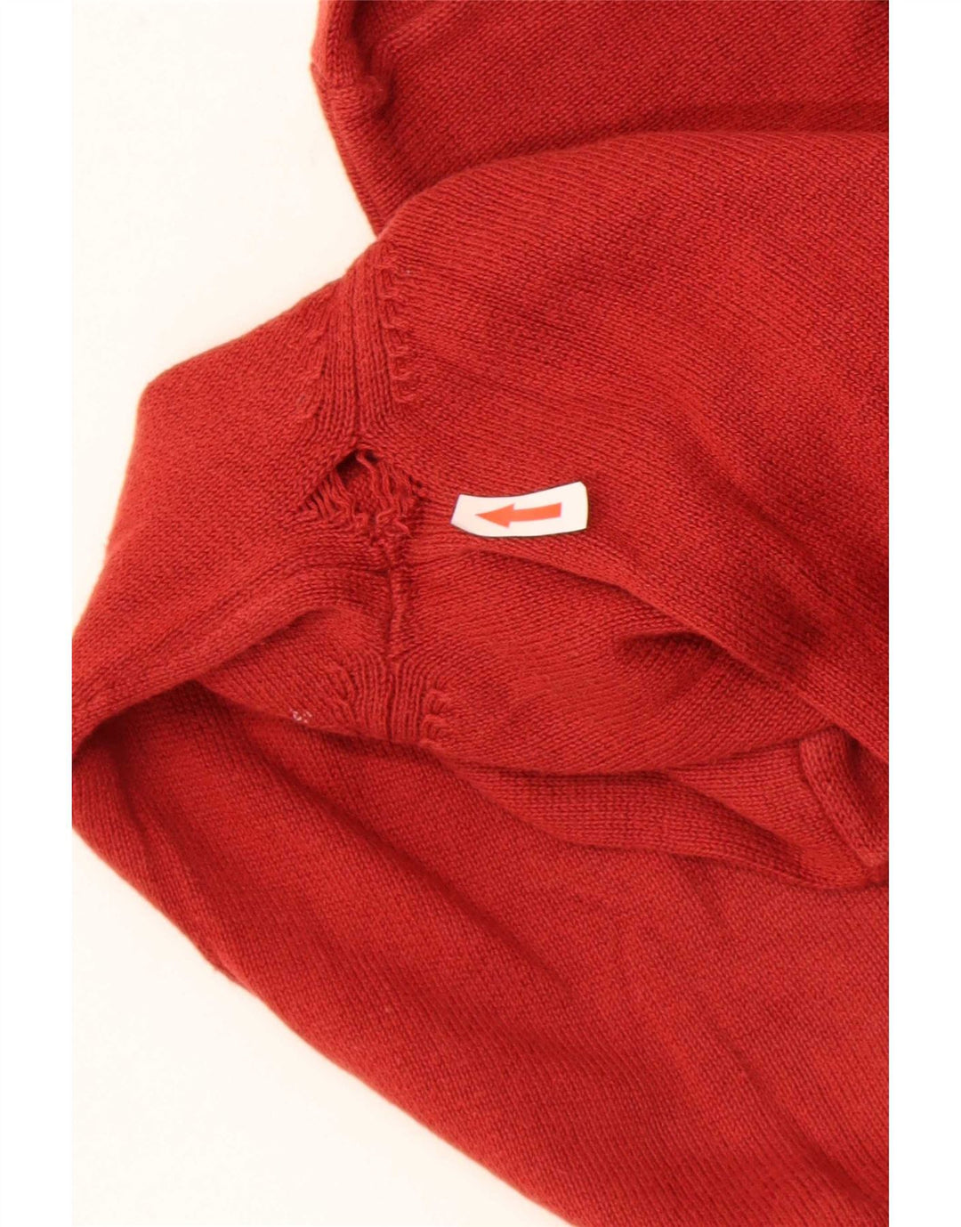 Marks & Spencer Pull col V pour homme en coton orange Taille S