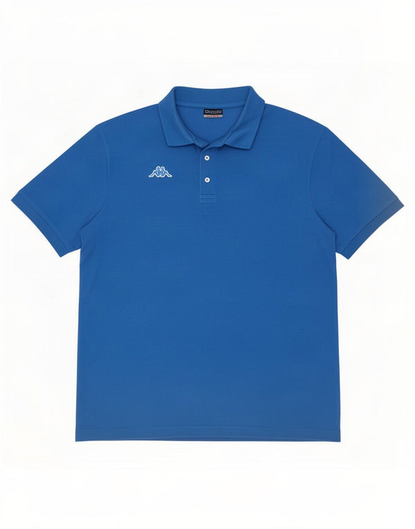 Kappa Polo Homme XL Bleu Coton