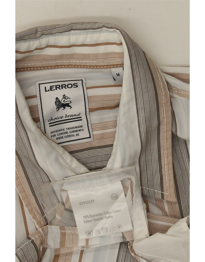 Lerros Chemise à Manches Courtes Homme Coton Rayé Multicolore Moyen